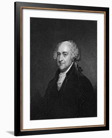 John Adams-James Barton Longacre-Framed Giclee Print