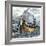 John Alden and Mary Chilton Landing at Plymouth from the Mayflower, December 1620-null-Framed Giclee Print