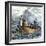 John Alden and Mary Chilton Landing at Plymouth from the Mayflower, December 1620-null-Framed Giclee Print