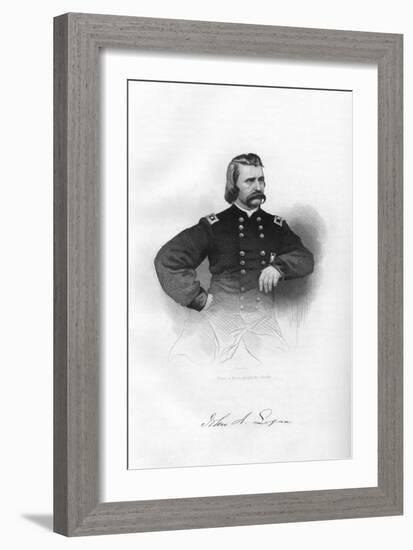John Alexander Logan, Union Soldier and Politician, 1862-1867-J Rogers-Framed Giclee Print
