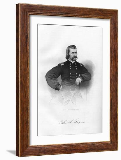 John Alexander Logan, Union Soldier and Politician, 1862-1867-J Rogers-Framed Giclee Print