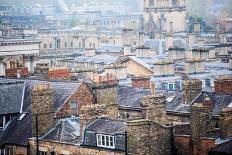 Radcliffe Camera and St. Mary's Church in the Mist, Oxford, Oxfordshire, England, United Kingdom-John Alexander-Photographic Print