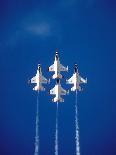 The Us Air Force Thunderbirds Climbing in a Tight Formation-John Alves-Photographic Print