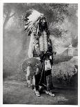 Sioux Brave, C1900-John Alvin Anderson-Mounted Photographic Print