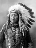 Portrait of Turning Bear, a Sioux Warrior, C.1900 (B/W Photo)-John Alvin Anderson-Giclee Print