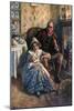 John and Dot Peerybingle (Colour Litho)-Harold Copping-Mounted Giclee Print