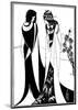 John and Salome-Aubrey Beardsley-Mounted Art Print