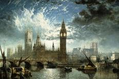 The Houses of Parliament-John Anderson-Laminated Giclee Print