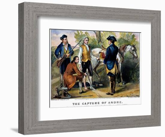 John Andre (1750-1780)-Currier & Ives-Framed Giclee Print