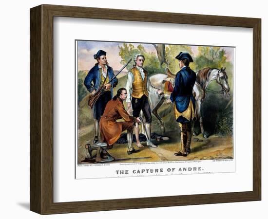 John Andre (1750-1780)-Currier & Ives-Framed Giclee Print