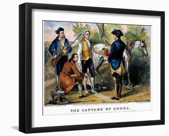 John Andre (1750-1780)-Currier & Ives-Framed Giclee Print