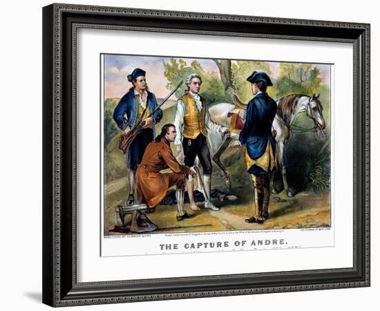 John Andre (1750-1780)-Currier & Ives-Framed Giclee Print