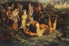 Titania and Bottom, from a Midsummer Night's Dream-John Anster Fitzgerald-Framed Giclee Print
