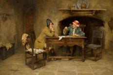 The Moneylender-John Arthur Lomax-Premier Image Canvas