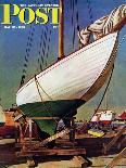 "Fishing Still Life," Saturday Evening Post Cover, April 15, 1944-John Atherton-Giclee Print