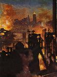 "Steel Mills," November 23, 1946-John Atherton-Giclee Print