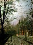 Reflections on the Thames, Westminster, 1880-John Atkinson Grimshaw-Giclee Print
