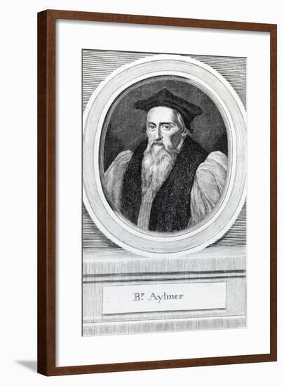 John Aylmer, Lord Bishop of London (1521-94)-null-Framed Giclee Print