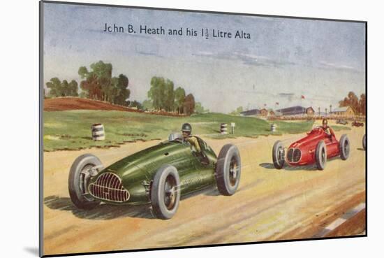 'John B. Heath and his 1 1/2 Litre Alta', c1953-Unknown-Mounted Giclee Print