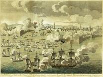 The Attack Made on Tripoli on the 3rd of August 1804, by the Commodore Edward Preble, 1805-John Bachman-Giclee Print