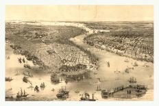 Birds' Eye View of New Orleans Drawn from Nature on Stone, Circa 1851, USA, America-John Bachmann-Framed Giclee Print