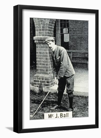 John Ball (1861-1940), British golfer, cigarette card, 1903-Unknown-Framed Giclee Print
