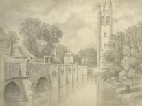 View from Merton College, 28 February 1791 (Watercolour over Graphite, on Paper)-John Baptist Malchair-Giclee Print