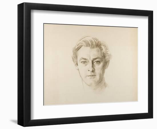 John Barrymore, 1923 (Crayon on Paper)-John Singer Sargent-Framed Giclee Print