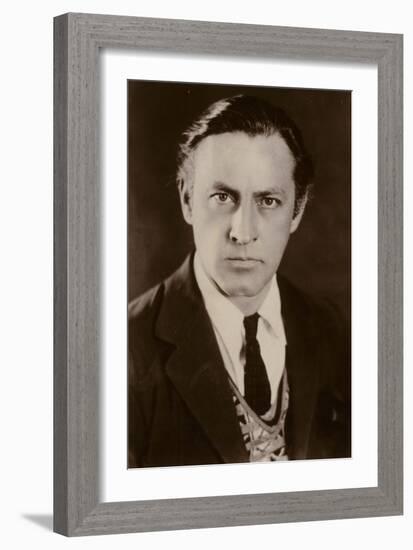 John Barrymore, American Actor and Film Star-null-Framed Photographic Print