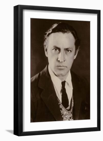 John Barrymore, American Actor and Film Star-null-Framed Photographic Print