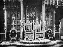 The Royal Throne, House of Lords, Westminster, C1905-John Benjamin Stone-Giclee Print