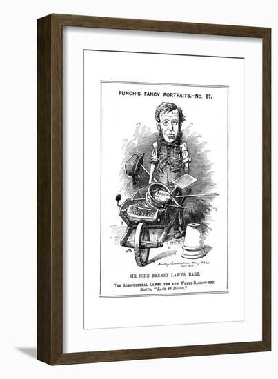 John Bennett Lawes, English Agriculturalist, 1882-Edward Linley Sambourne-Framed Giclee Print