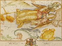 Uranographia, or the Celestial Atlas, circa 1800-John Bevis-Mounted Giclee Print