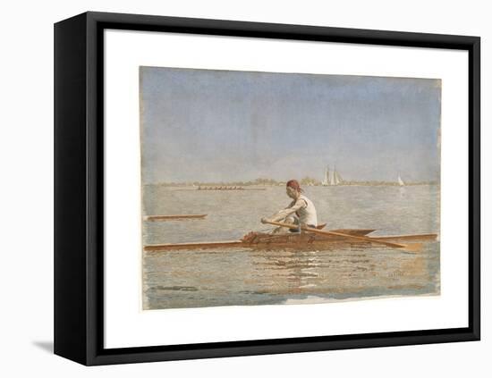 John Biglin in a Single Scull, 1873-Thomas Cowperthwait Eakins-Framed Premier Image Canvas