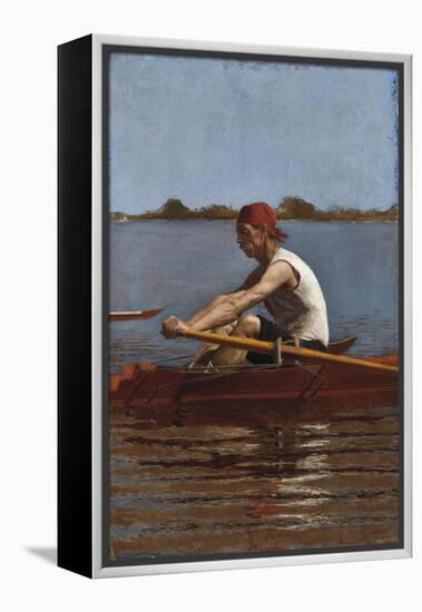 John Biglin in a Single Scull, 1874-Thomas Cowperthwait Eakins-Framed Premier Image Canvas