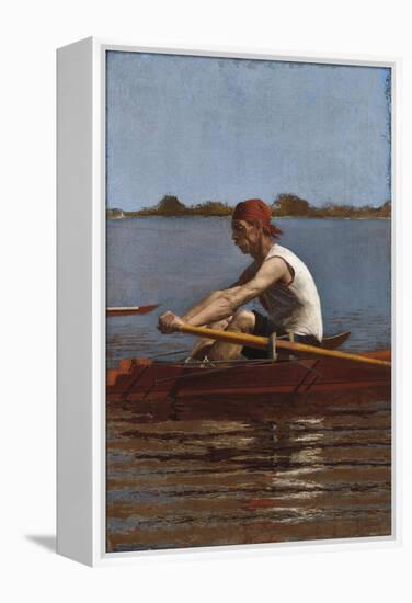 John Biglin in a Single Scull, 1874-Thomas Cowperthwait Eakins-Framed Premier Image Canvas