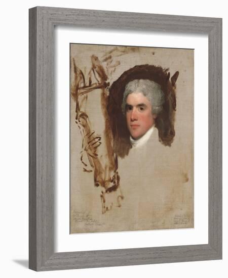 John Bill Ricketts, 1795-9-Gilbert Stuart-Framed Giclee Print