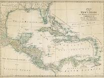 The Caribbean with the West Indies and the Coasts of the United States and the Spanish Possessions-John Blair-Framed Premium Photographic Print
