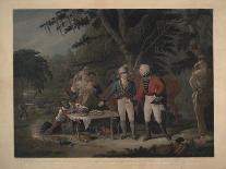 General Marion in His Swamp Encampment Inviting a British Officer to Dinner, 1840-John Blake White-Giclee Print