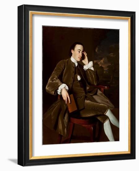 John Bours (1734-1815), C.1765-70 (Oil on Canvas) (See 183417 for Pair)-John Singleton Copley-Framed Giclee Print