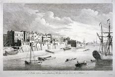 Westminster Bridge, Looking Westward, 1747-John Boydell-Framed Premier Image Canvas