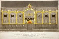 View of the Excise Office, Old Broad Street, City of London, as Illuminated in June 1814-John Brewster-Giclee Print