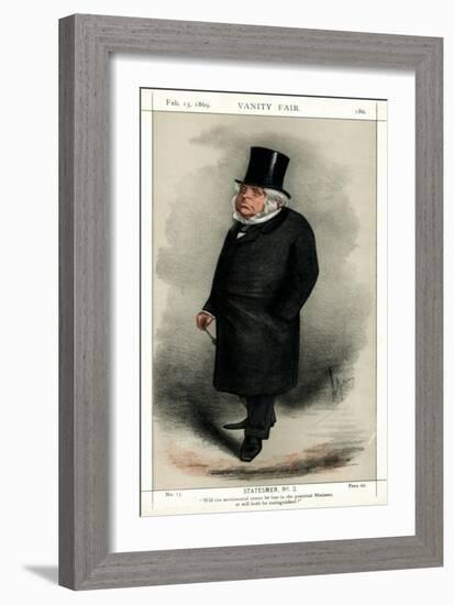 John Bright, British Radical and Liberal Politician, 1869-Carlo Pellegrini-Framed Giclee Print