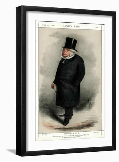 John Bright, British Radical and Liberal Politician, 1869-Carlo Pellegrini-Framed Giclee Print