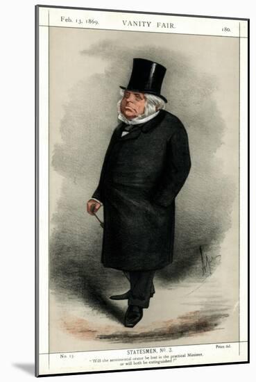 John Bright, British Radical and Liberal Politician, 1869-Carlo Pellegrini-Mounted Giclee Print