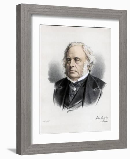 John Bright, British Radical and Liberal Statesman, C1890-Petter & Galpin Cassell-Framed Giclee Print