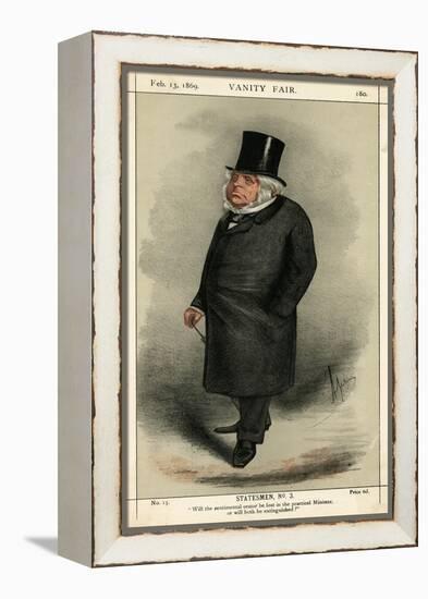 John Bright, Liberal Politician-Carlo Pellegrini-Framed Stretched Canvas