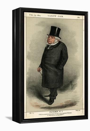 John Bright, Liberal Politician-Carlo Pellegrini-Framed Stretched Canvas