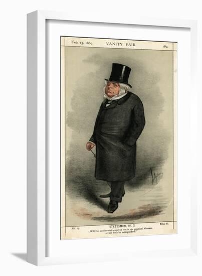 John Bright, Liberal Politician-Carlo Pellegrini-Framed Art Print