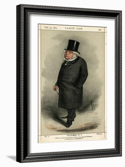 John Bright, Liberal Politician-Carlo Pellegrini-Framed Art Print